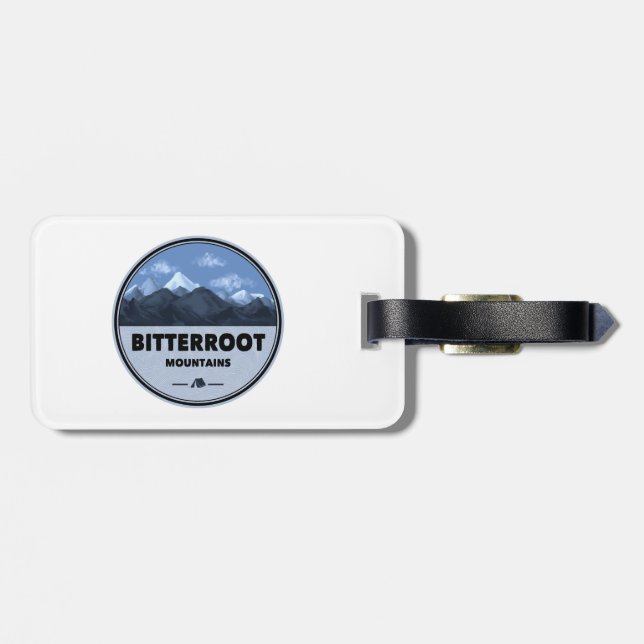 Bitterroot Mountains Camping Bagagebricka (Baksida Vågrät)