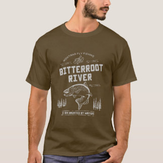 Bitterroot River Montana Fly Fishing  T Shirt