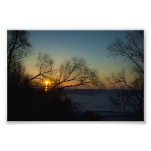 Bittersöt solnedgång fototryck