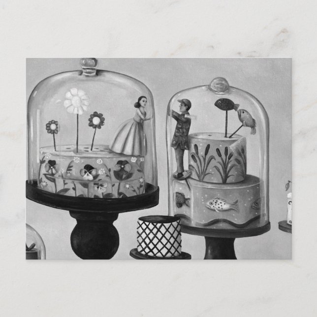 Bittersötat B/W Vykort (Framsida)