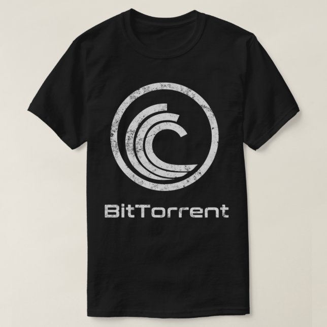 BitTorrent Crypto BTT Token P2P Coin Blockchain VI T Shirt (Design framsida)