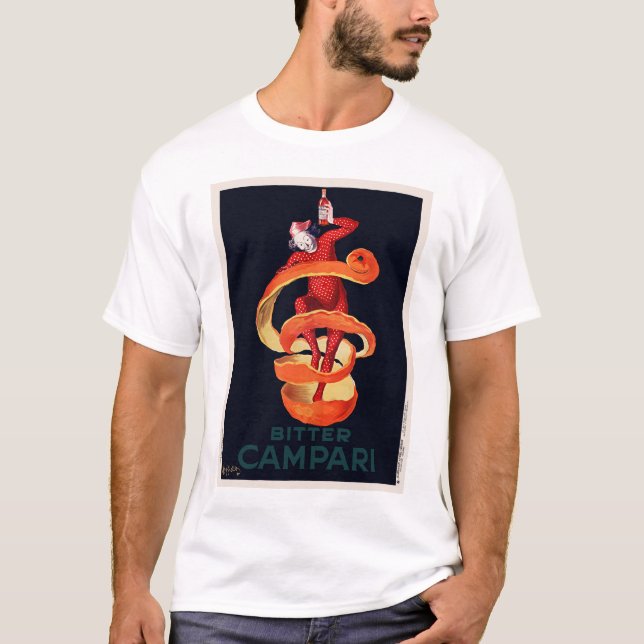 Bittra Campari vid Cappiello T Shirt (Framsida)