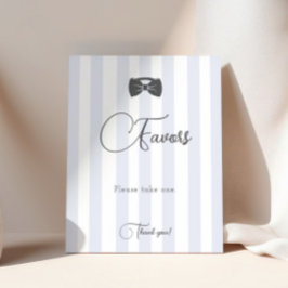 Bitty Bow Oh Boy Baby Shower Favoriter Poster