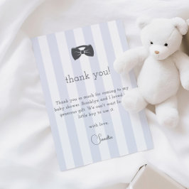Bitty Bow Oh Boy Baby Shower Tack Kort