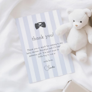 Bitty Bow Oh Boy Baby Shower Tack Kort