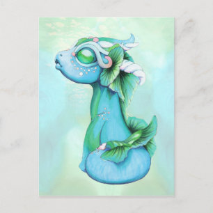 Bitty Vatten Dragon Vykort