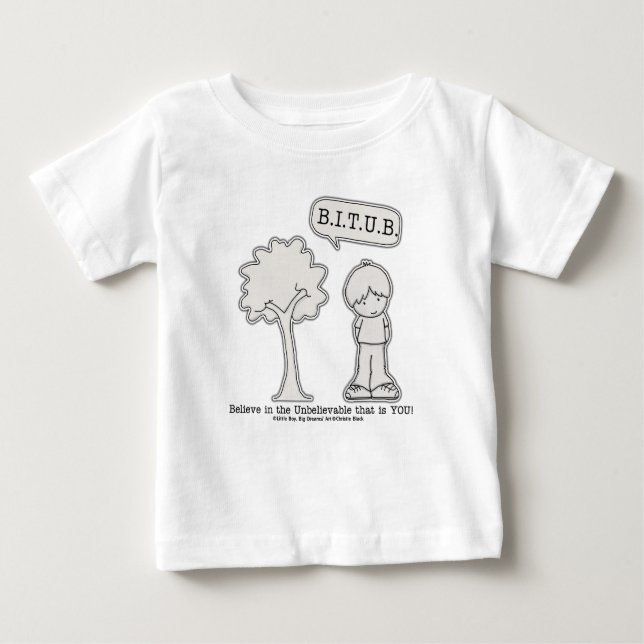 BITUB Mönster (tro på det otroliga) Tee Shirt (Framsida)
