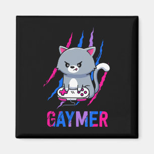 Biual Gaymer Geek Pride Lgbt Video Game Älskare Gi Magnet