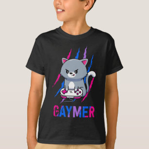 Biual Gaymer Geek Pride Lgbt Video Game Älskare Gi T Shirt