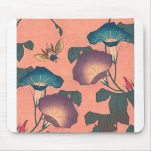 Biv och blomma Japansk asiatisk konst Musmatta