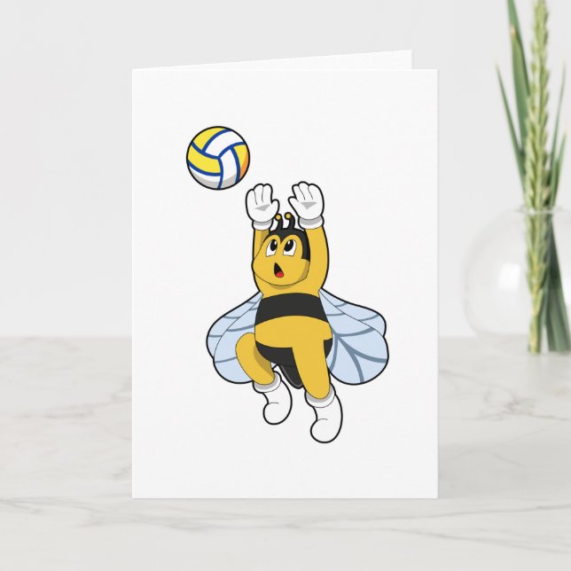 Biv vid volleybollsport kort (Framsida)