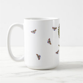Bivandebjörn och solrosmugg kaffemugg