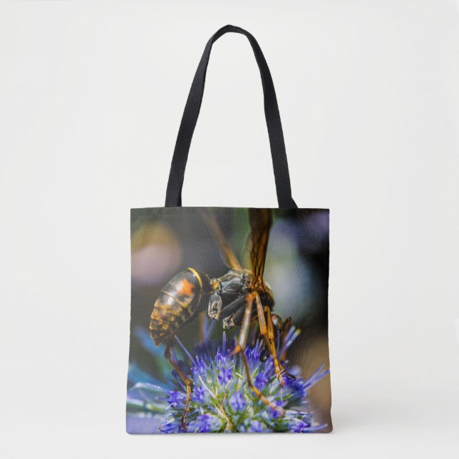 Bivänlig All-Over-Print Tote Bag Tygkasse (Framsida)