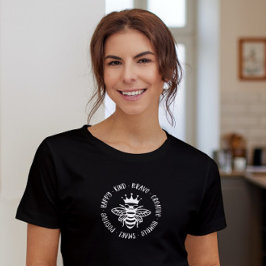 Bivänlig Modern Inspirerande Typografi T Shirt