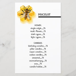 Bivax & Honung Vit Prislista