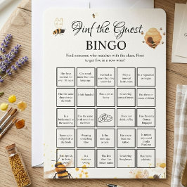 Bivels hitta bröllopsduschbingo spelkort inbjudningar