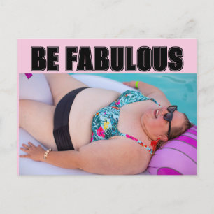 BIW BEACH BIG BATHAUTY BE FABULOUS Postcards Vykort