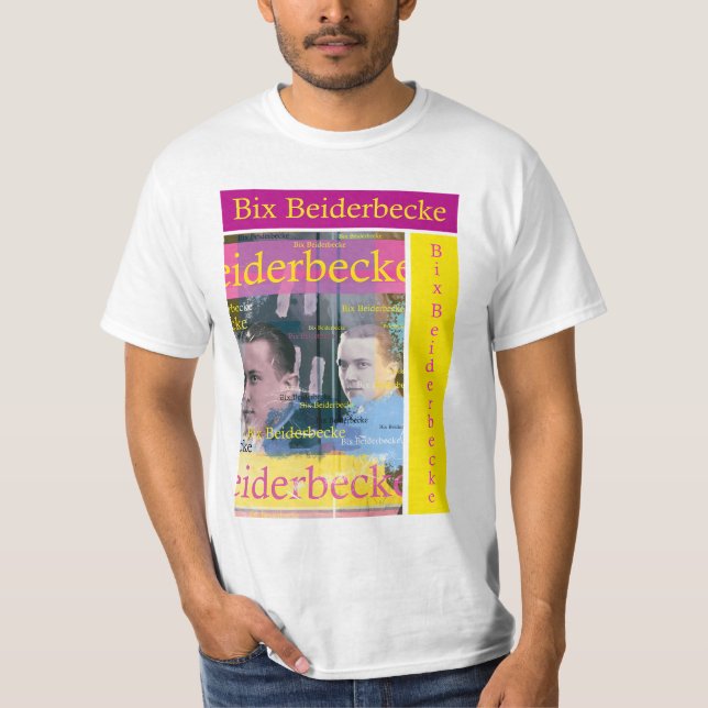 Bix Beiderbecke T Shirt (Framsida)
