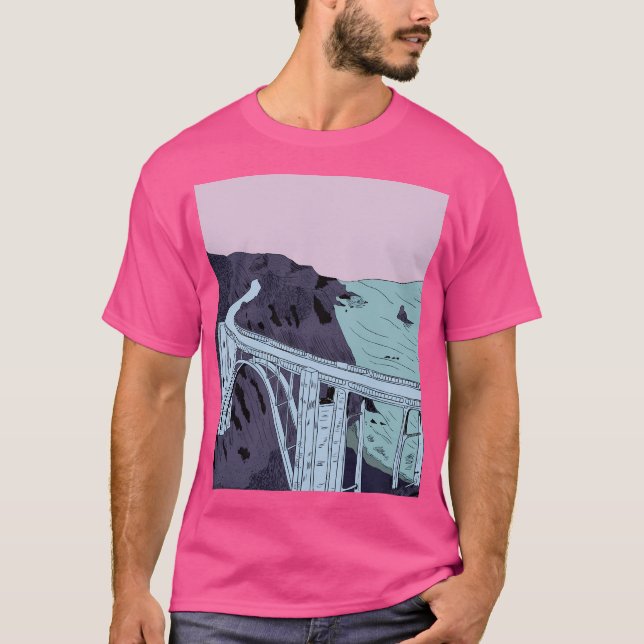 Bixby Bäck Bridge Active T Shirt (Framsida)