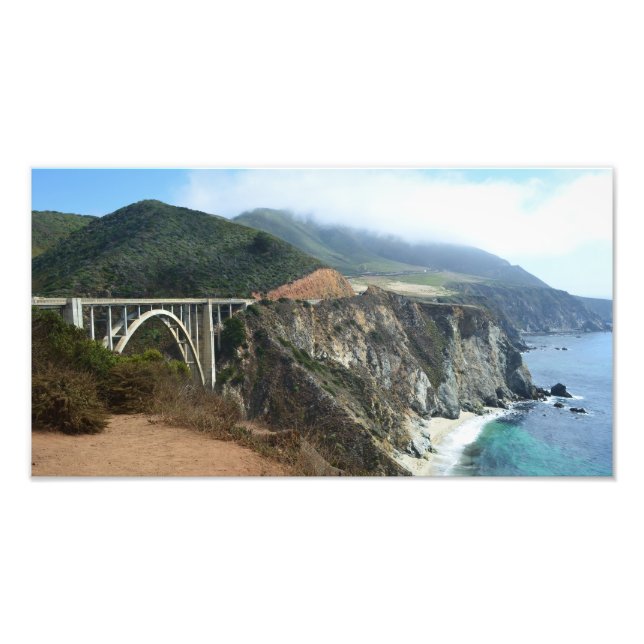 Bixby Bridge, Big Sur Fototryck (Framsidan)