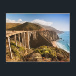 Bixby Bridge, Big Sur, Kalifornien, USA Vykort<br><div class="desc">Bixby Bridge på motorväg 1 nära den stora storstaden</div>