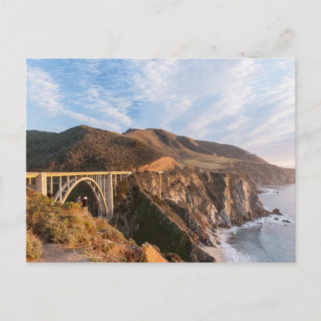 Bixby Bridge i Kalifornien Vykort (Framsida)
