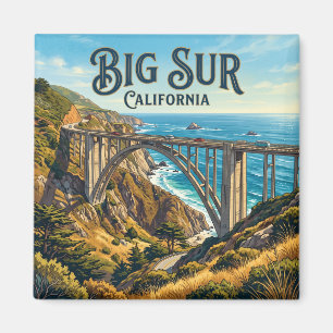 Bixby Creek Bridge Kalifornien Magnet