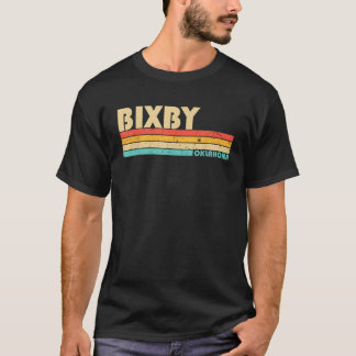 BIXBY OK OKLAHOMA Funny City Home Roots Retro 70s T Shirt