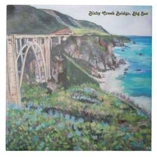 Bixby överbryggar - det stora (6" X 6") keramiska Kakelplatta