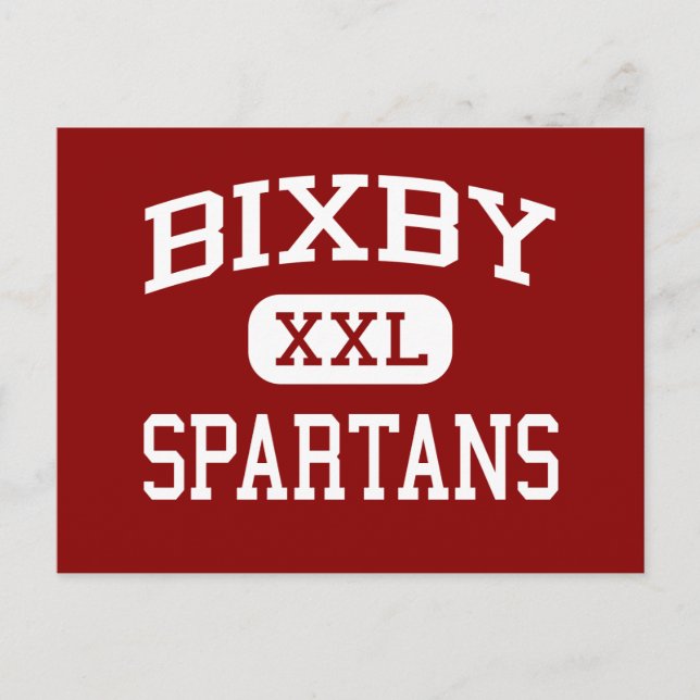 Bixby - Spartans - Mitten School - Bixby Oklahoma Vykort (Framsida)