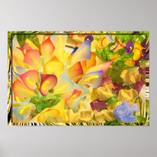 Bizarre Flower Poster