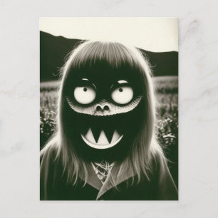 Bizarre Halloween-vykort Vykort