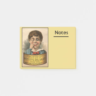 Bizarre och Funny Vintage annons Post-it Block