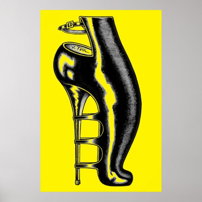 Bizarre Rubber Boot Poster (Framsidan)