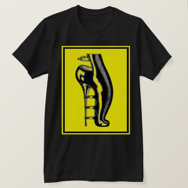 Bizarre Rubber Boot T Shirt (Design framsida)