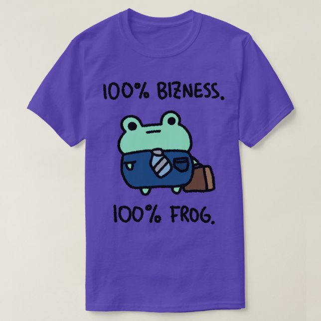 Bizness Frog T Shirt (Design framsida)