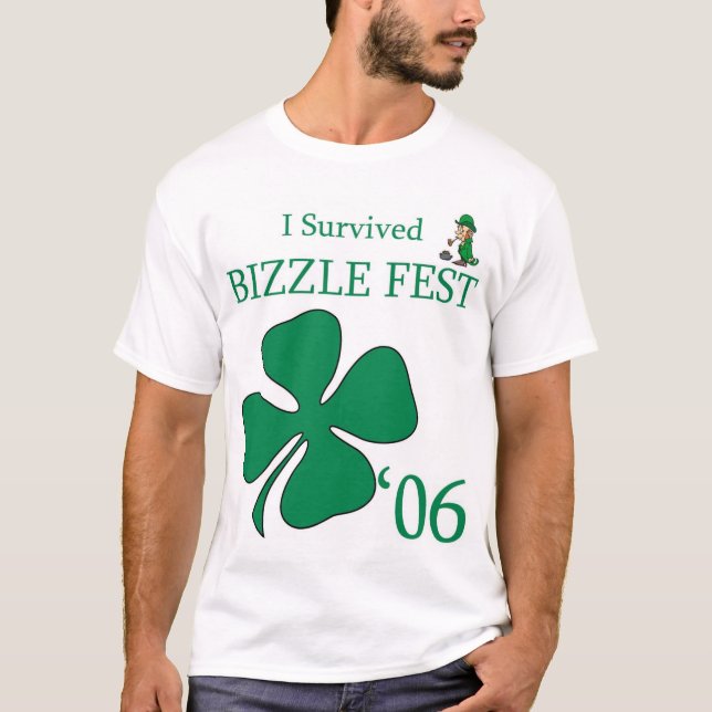 bizzlefest t shirt (Framsida)