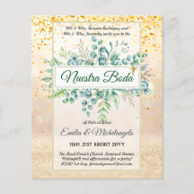 Bjacones de Boda, Spanska Bröllop GREENERY