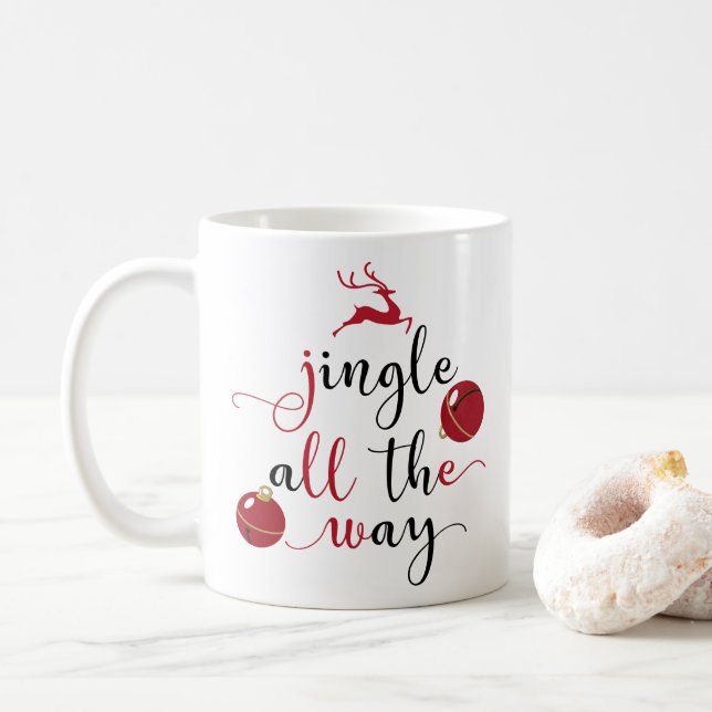bjällra hela vägen kaffemugg (Med munk)
