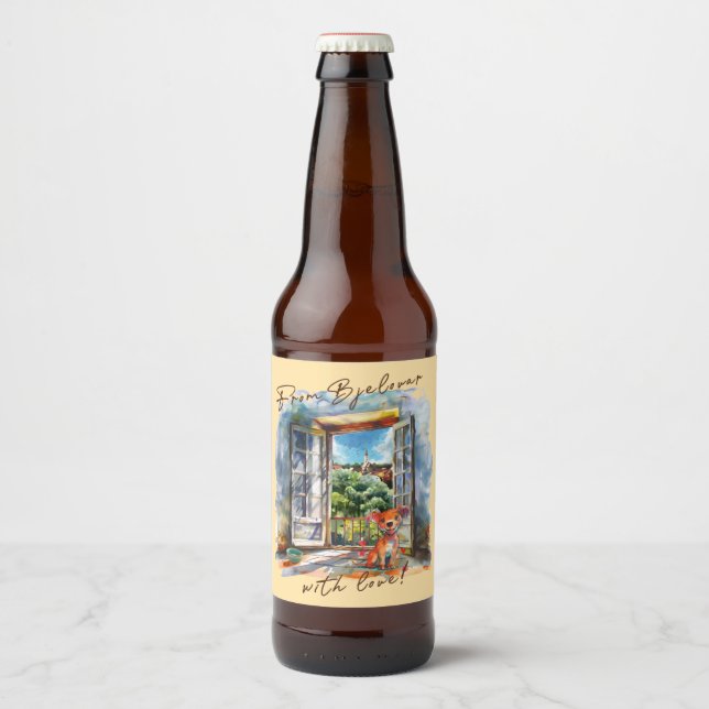 Bjelovar Ölflaska Etikett (Framsida)