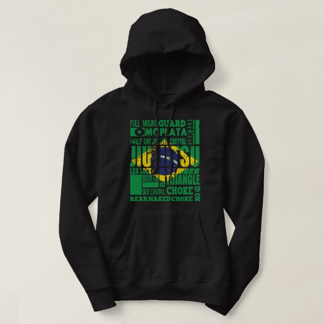 BJJ A to Z    GlossaryBrazilian Jiu Jitsu Classic  Hoodie (Design framsida)
