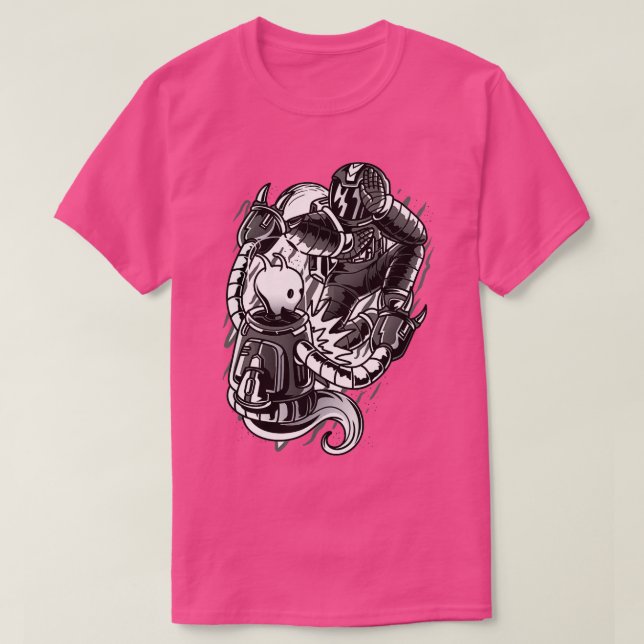 BJJ Astronaut Tee Flies Armbar Jiu Jitsu (Design framsida)