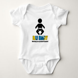 BJJ-baby - "arbete ranka på för min fjärilsvakt" T-shirt
