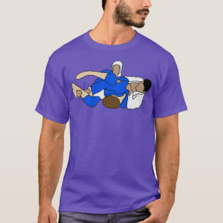 BJJ Berimbolo Illustration tar ryggen T Shirt