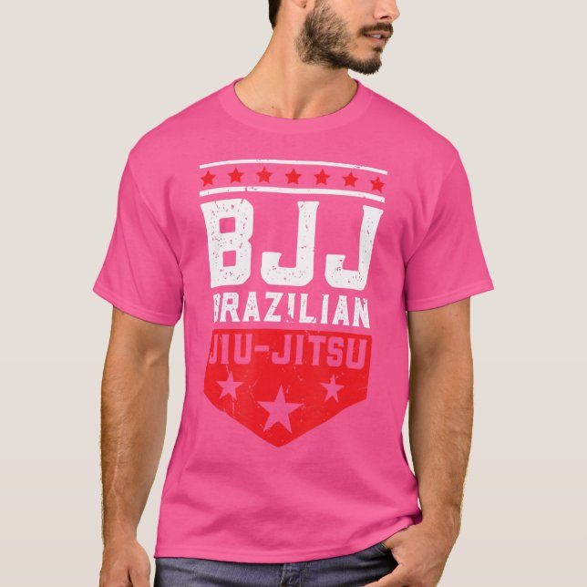 Bjj Brasilian Jiu Jitsu Jiu Jitsu T Shirt (Framsida)