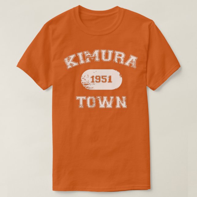 BJJ Brasilian Jiu Jitsu Kimura Town Distress 1 T Shirt (Design framsida)