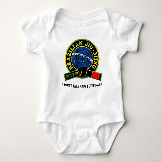 BJJ - Brasilianska Jiu-Jitsu Baby Fighter Tee (Framsida)