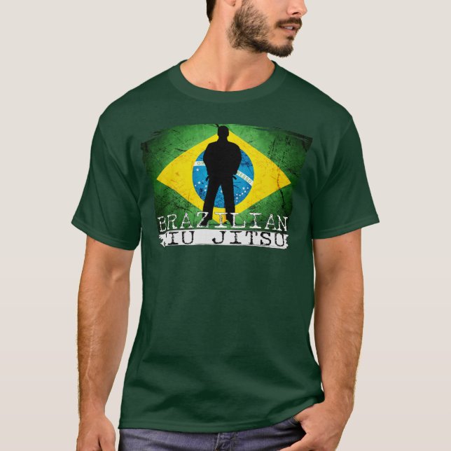 BJJ brasilianska Jiu Jitsu - brasiliansk Tee (Framsida)
