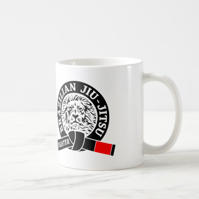 BJJ - Brasilianska Jiu-Jitsu Fighter Kaffemugg (Höger)