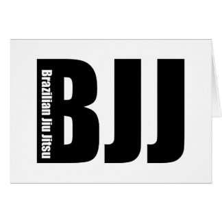 BJJ - Brasilianska Jiu Jitsu Hälsningskort